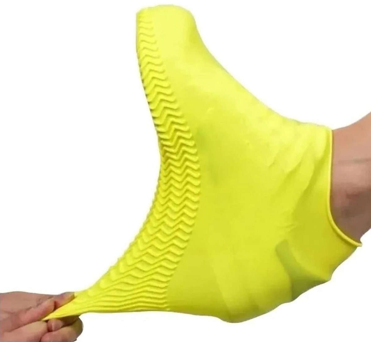 Overshoes - 1 Pair - Waterproof Silicone Overshoes - Reusable, Non-slip, Suitable for Outdoor Activities (Yellow - Size L) โ image 2