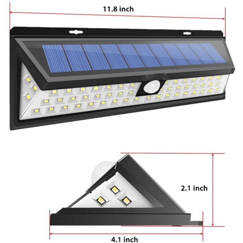 Solar Wall Light - 118 LED Solar Lamp 1000 Lumen Wall Light PIR Motion Sensor IP65 Waterproof Outdoor Garden..DEBUNS โ image 3