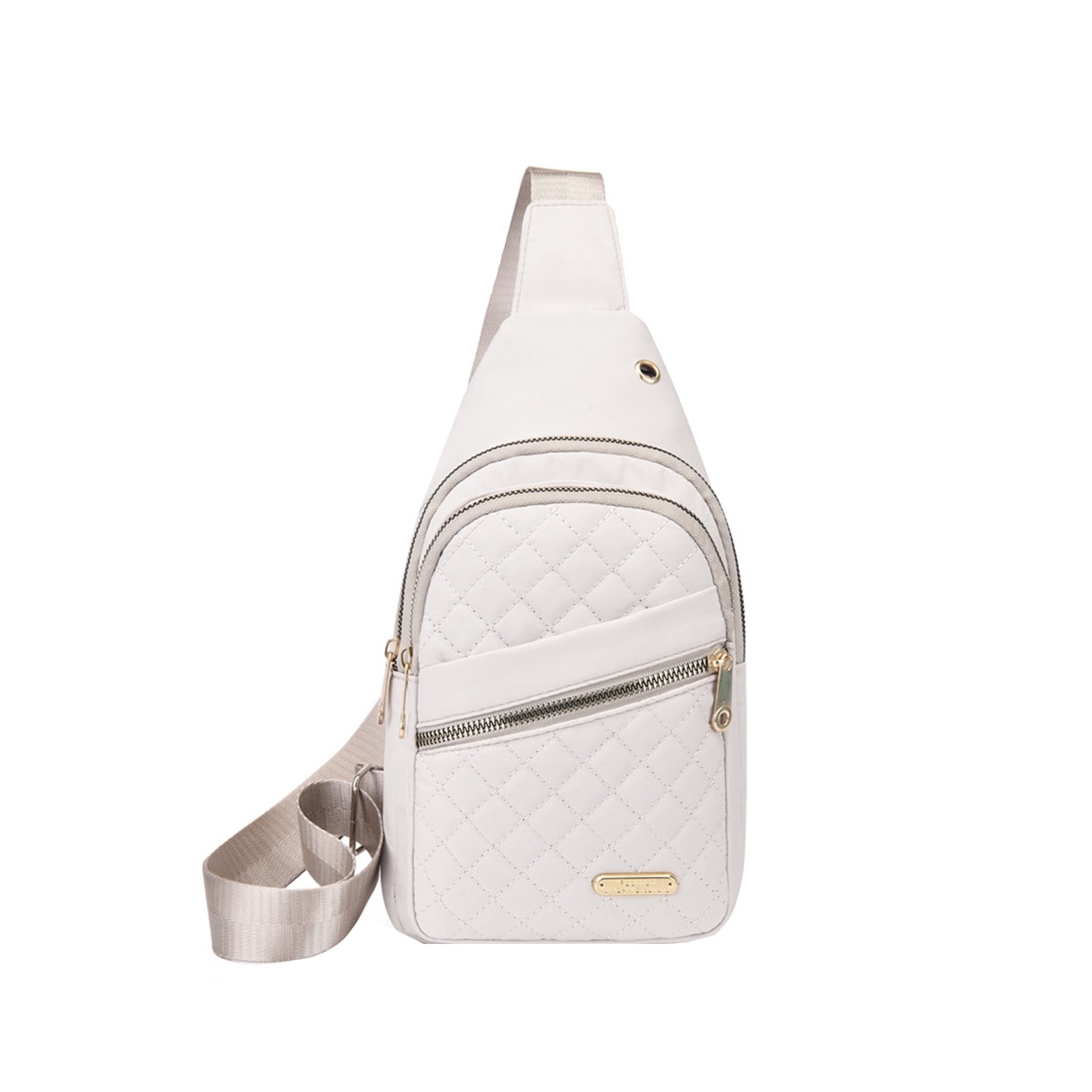 Sling Bag for Women, Crossbody Sling Backpack Small Sling Bag Multipurpose Crossbody Shoulder Bag Travel Hiking Backpack, Sling Bag for Men #1-White — image 2