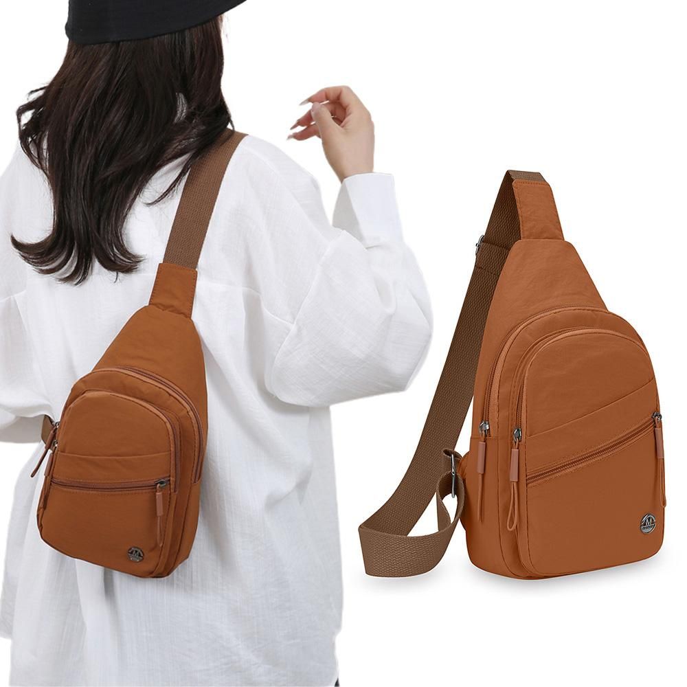 Sling Bag for Women Sling Backpack Chest Daypack Crossbody Bag - Orange