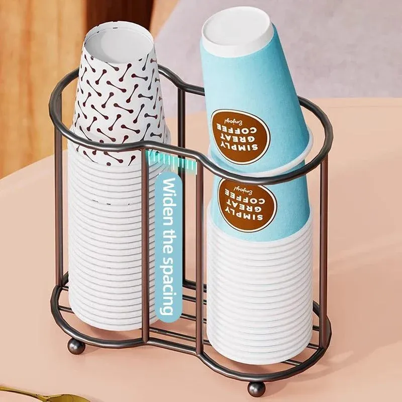 Desktop Water Cup Holder Paper Cup Pickup Stand Storage Organizer for Cups โ image 6