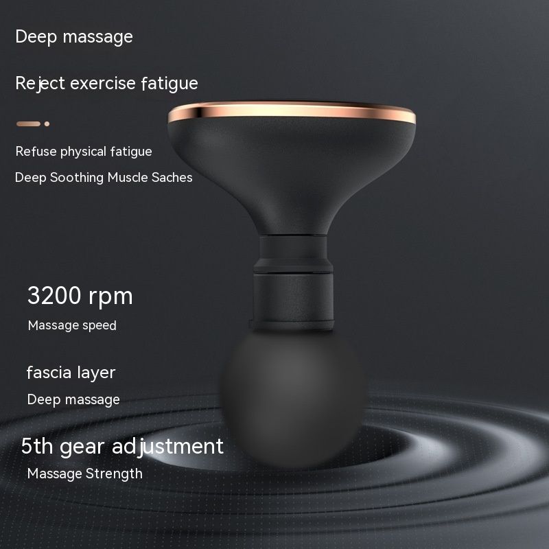 Mini Massage Gun, Portable Pocket Size, 3200 Turn Silent Vibrating Speeds, USB Rechargeable, Targeting Neck, Back, Arm, and Leg — image 3