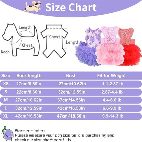 pet products Fall Dog Dresses for Small Dogs Girl 3 Pack Summer Puppy Clothes Outfit Apparel Female Cute Cat Skirt — image 5