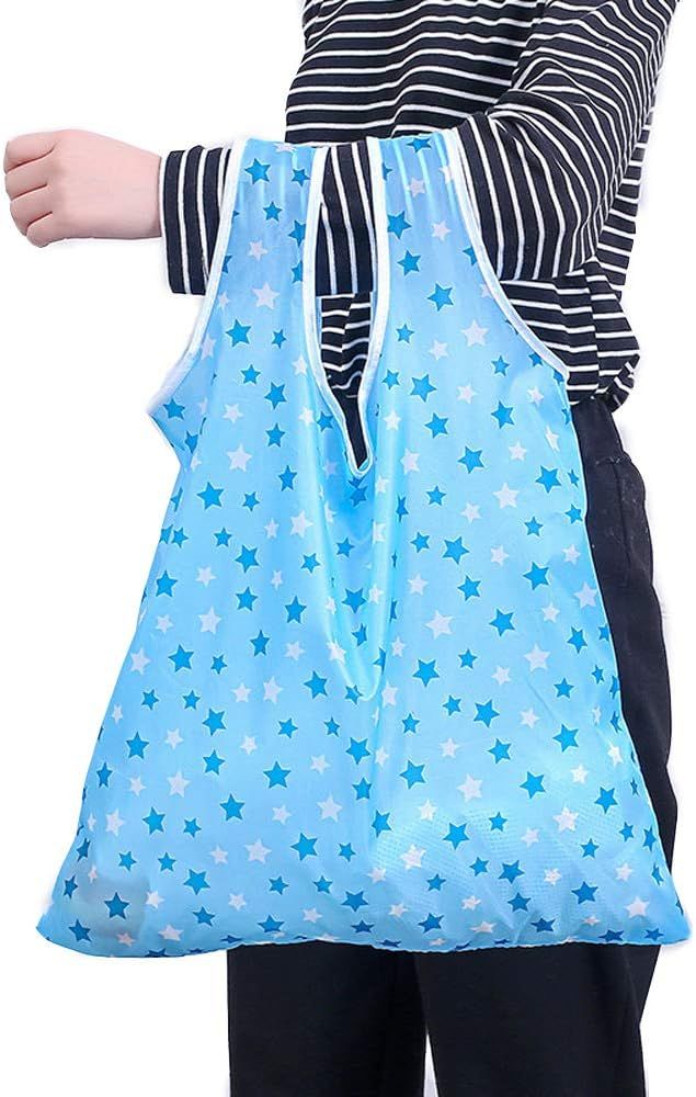 6 Piece Foldable Shopping Bags 190T Polyester, 26 g Each โ image 3