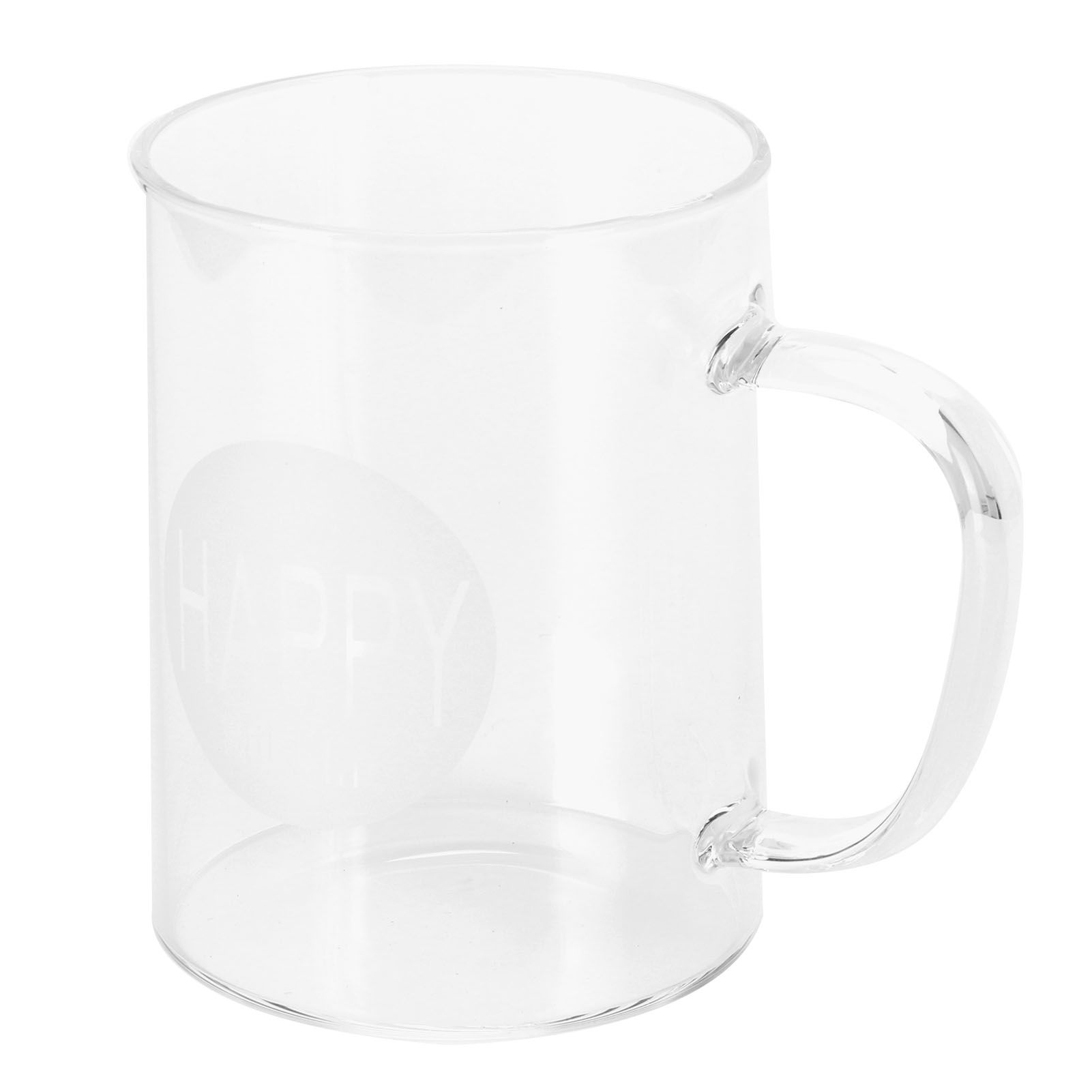 350ml Coffee Cup Transparent High Borosilicate Glass Mug with Handle for Milk Tea Beverage β image 2