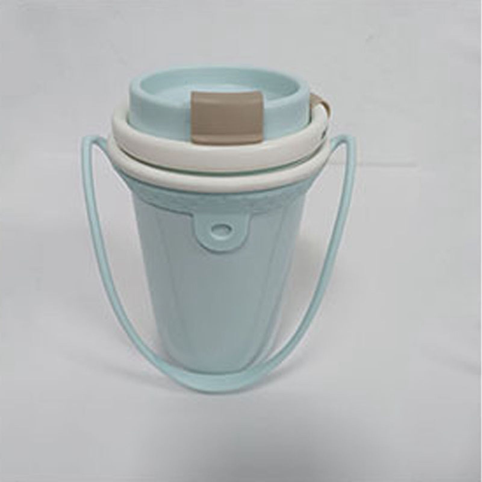 Silicone Coffee Carrier Reusable Portable Beverage Drink Cup Carrier Holder for Outdoor Travel Light Green โ image 6