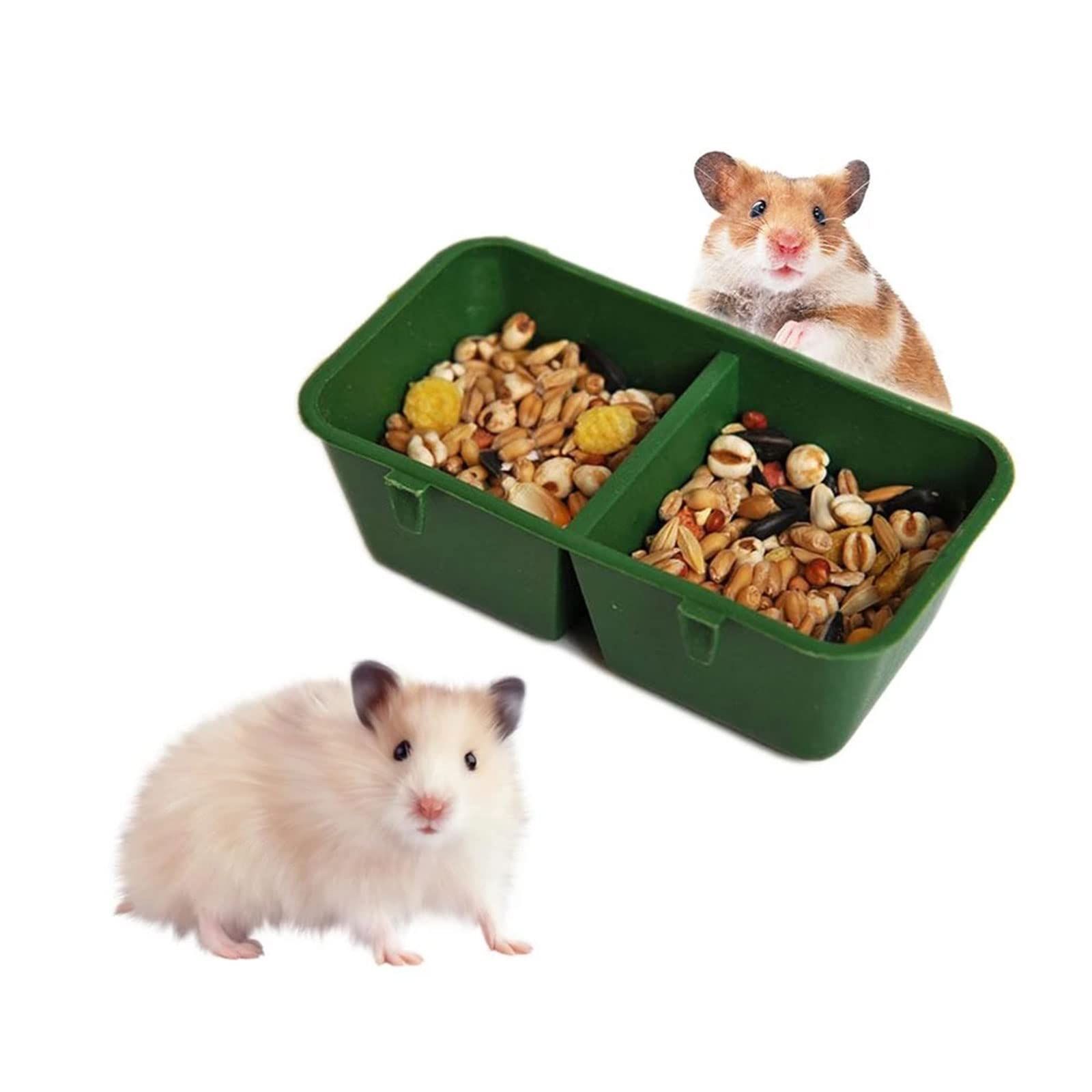Bird Feeder Cup for Cage Hanging Plastic Conjoined 2 Cups Water Feed Trays for Poultry Feeding Feeder for Cage