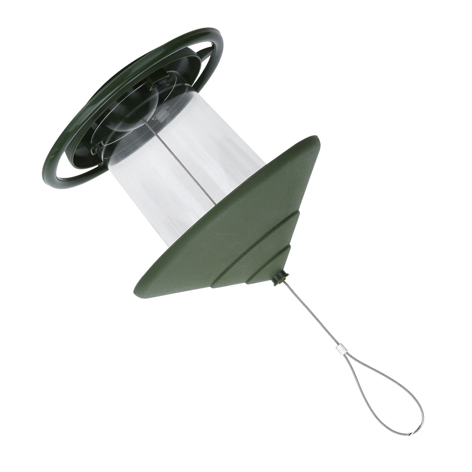 Outdoor Hanging Bird Feeder Plastic Food Container Birds Feeding Tools for Garden Yard — image 3
