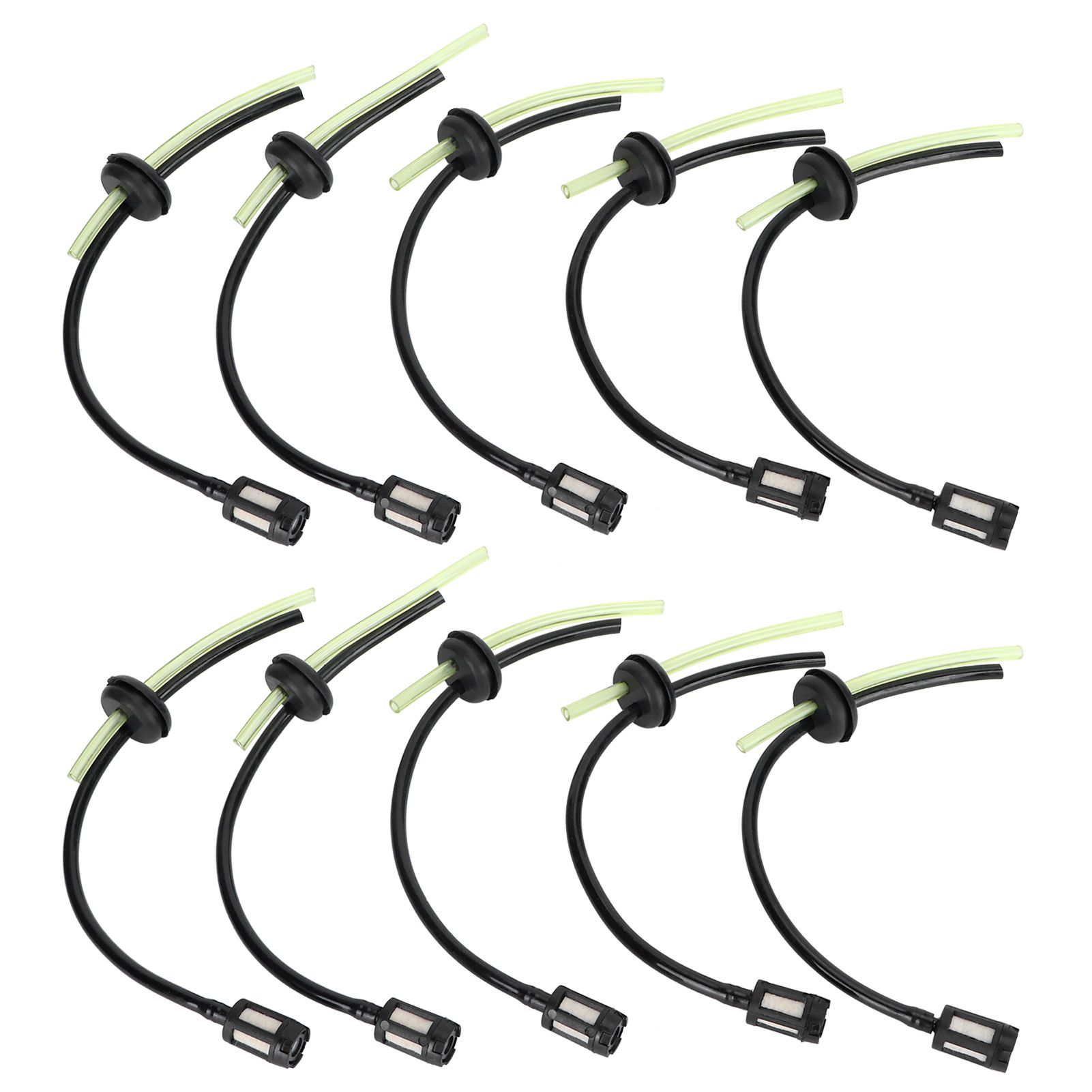 10Pcs Fuel Filter Hose Assembly Kit Replacement for GX35 Lawn Mower Brush Cutter Parts