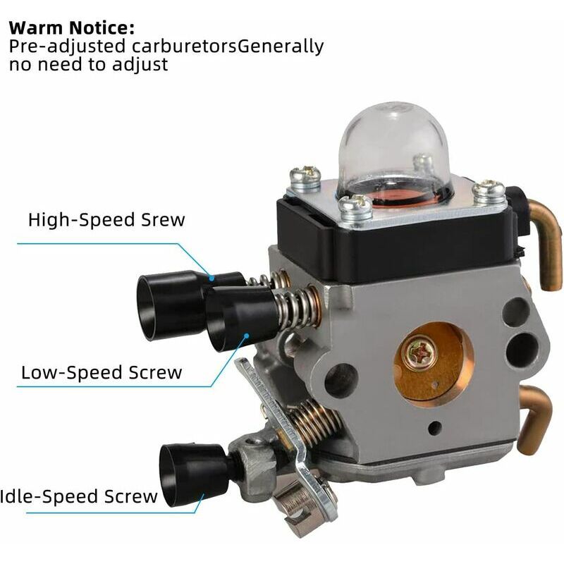Carburetor for STIHL FS38 FS45 FS46 FS55 FS80 FS85 Trimmer, Replacement Carb for Lawn Mower and Brushcutter Engine โ image 3