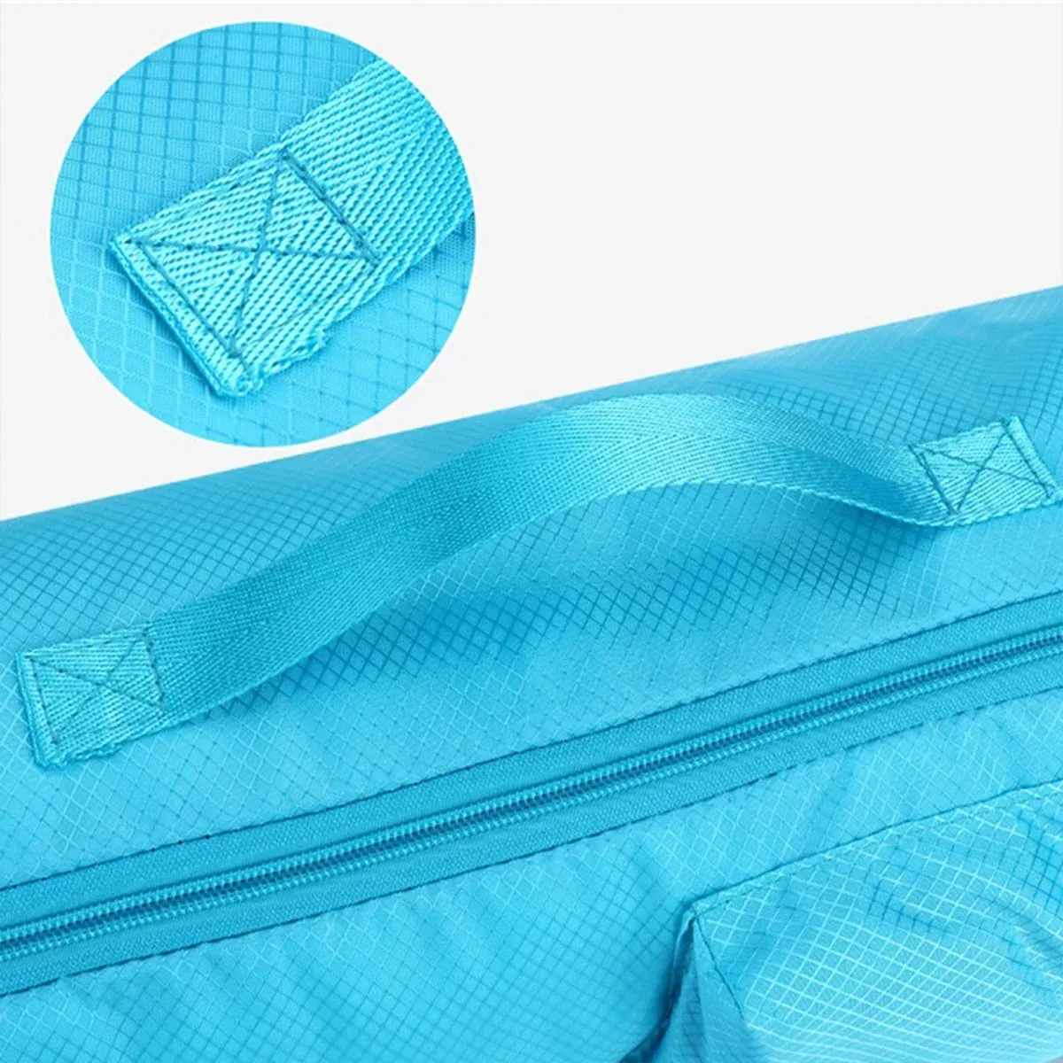 Womens Yoga Gym Bag Large Capacity Shoulder Tote Sports Travel Crossbody Bag - Blue — image 6