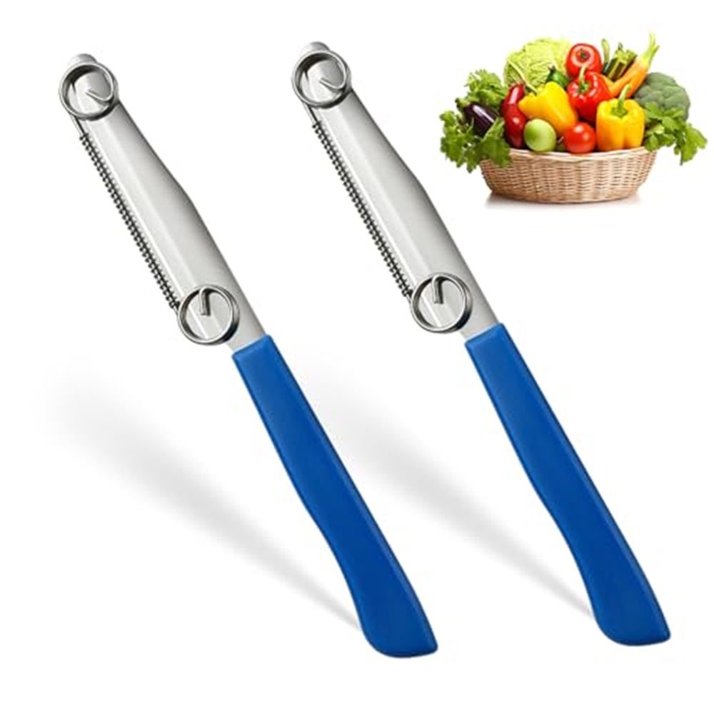 Quick Slicing Knife, New 3 in 1 Multifunctional Fruit Peeling Knife with Removable Spring, Kitchen Household Sharp Stainless Steel Fruit and Vegetable Fruit