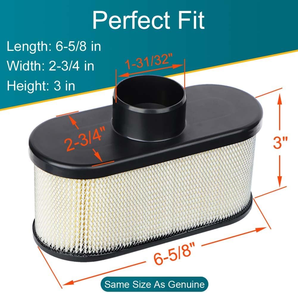 2 Pack FR691V Air Filter for Kawasaki FR651V FR730V FS481V FS541V FS600V FS651V FS691V FS730V Engine, Replace 11013-7046 Pre Cleaner 11013-0726 Air Filter โ image 5