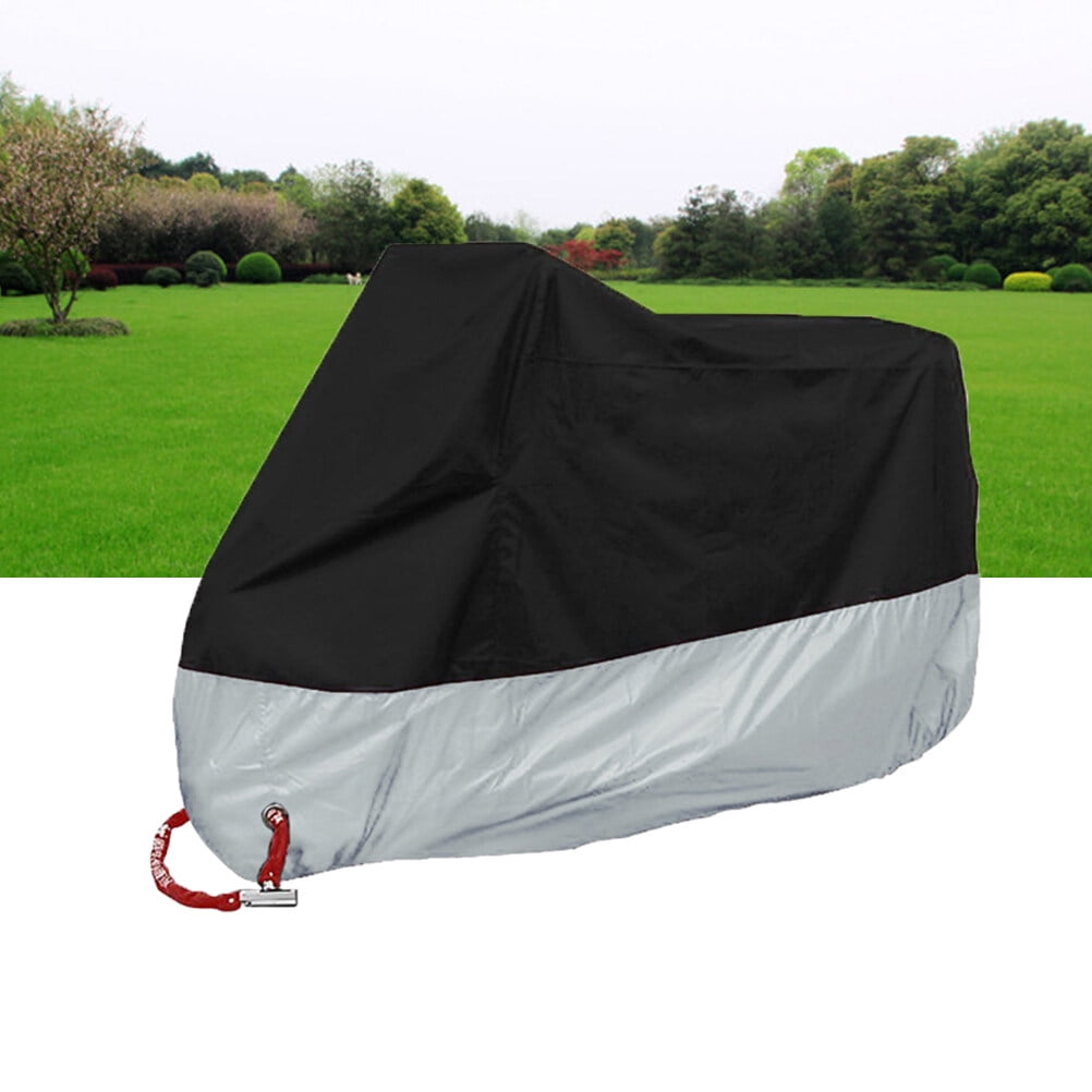 Motor Scooter Cover Waterproof Outdoor Motorbike Cover Silver 1Pcs โ image 6