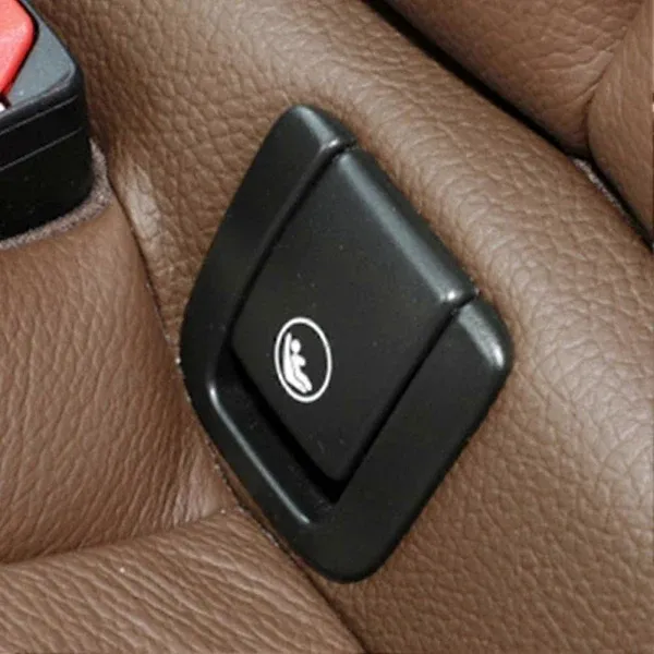 Replacement Bil Bakre Krok Isofix Skydd För V60 V90 Xc40 Xc60 S60 S90 - 2x Svart Barnsäkerhet, Made of Abs, Black Color — image 3