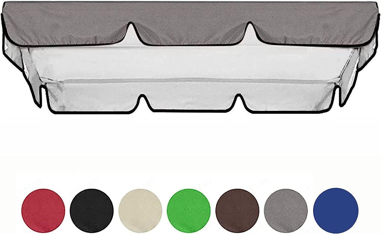 Top for Porch Patio Garden Pool Seat(Grey