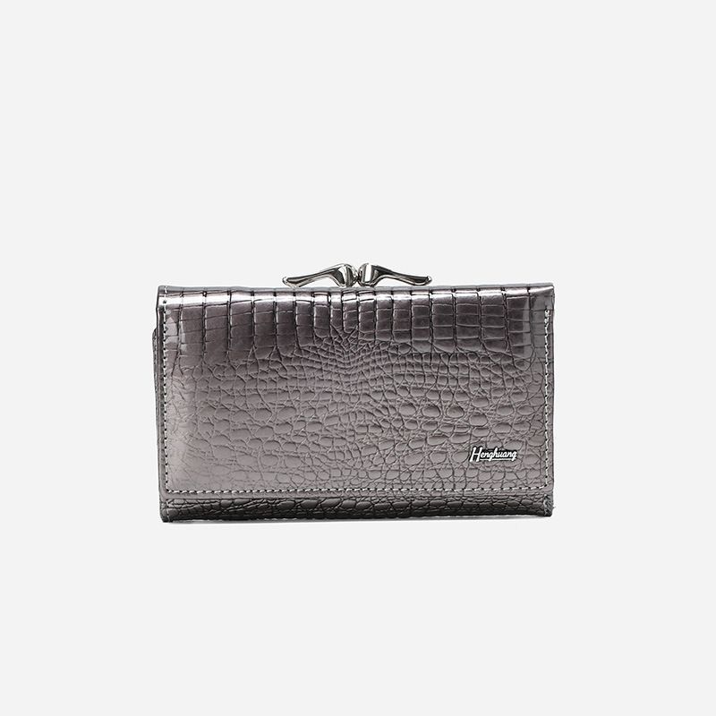 Genuine Leather Women'S Wallet Multifunctional Wallet Large Capacity Wallet - Burgundy - Size m — image 5