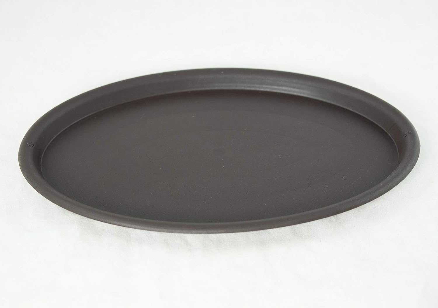 Oval Plastic Brown Humidity/Drip Tray for Bonsai Tree & House Indoor Plant - Outside Dimension 12.5"x 8.75"x 0.5"- (1023) โ image 2