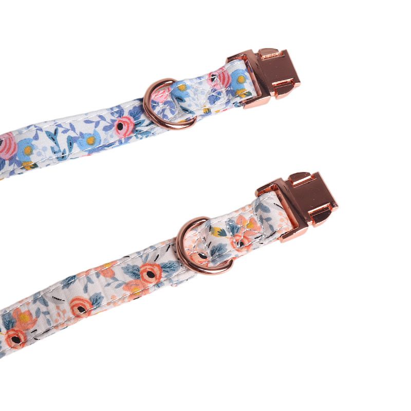 2pcs Pet Collar Dog Collar with Bow Tie and Flower Kitten Collar Breakaway Cat Bowknot Collar Small Puppy Collar Pet Bow Tie — image 5