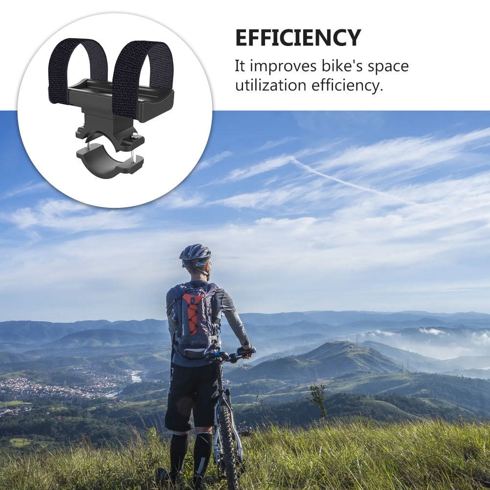Worgeous Bike Rack Mountain Bike Flashlight Bracket Band Riding Sound Universal Accessory (Black) โ image 6