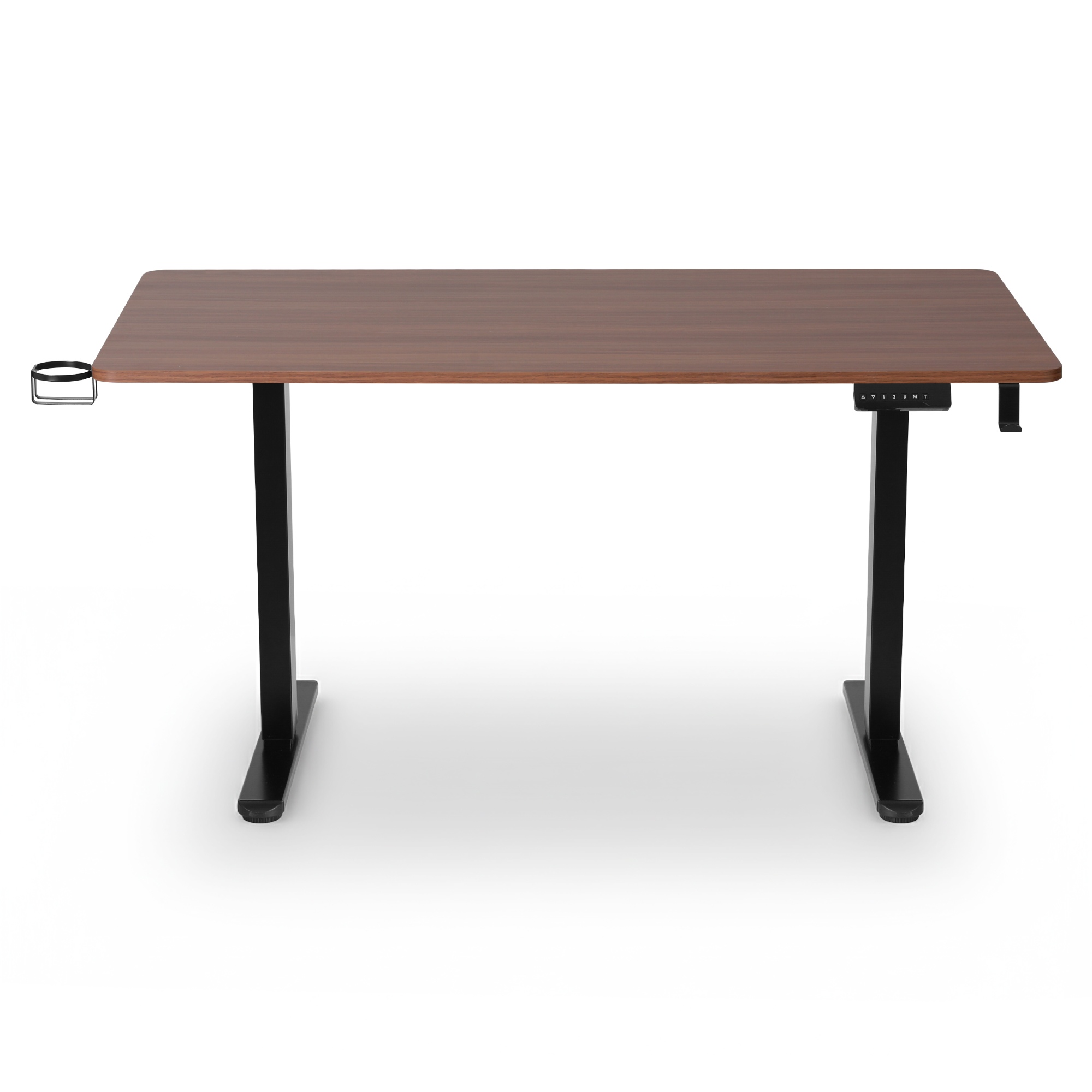 Artiss Standing Desk Motorised Dual Motor Electric Walnut 140CM โ image 3