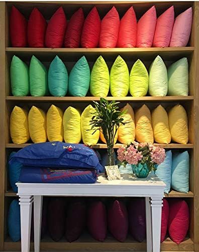 4-Pack 100% Cotton Comfortable Solid Decorative Throw Pillow Case Square Cushion Cover Pillowcase Sublimation Blank Christmas DIY Throw Pillow Covers for Couch โ image 4