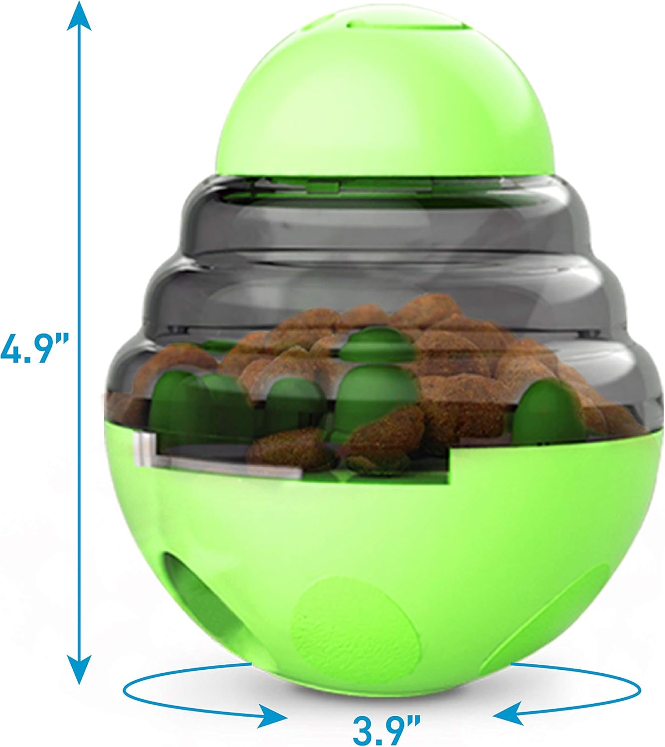 Green Interactive Dog Snack Ball Chew Toy Food Dispenser for Dogs — image 5