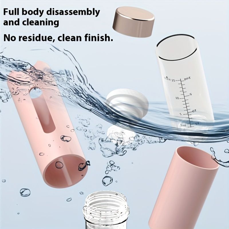 Portable Dermaroller Hairbrush for Scalp Massage β Hair Growth And Anti Hair Loss Essential Oil Liquid Applicator, Adjustable Speed Control Pink β image 4