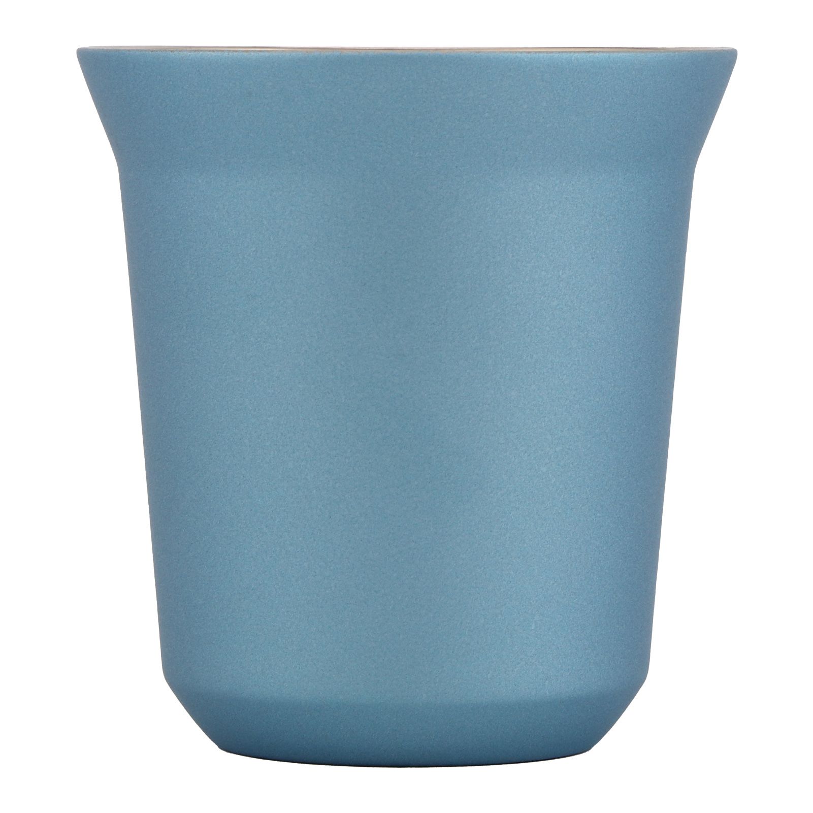 Stainless Steel Coffee Cup Double Wall Insulated Capsule Cup Mug for Home Coffee ShopLight Blue 160ml