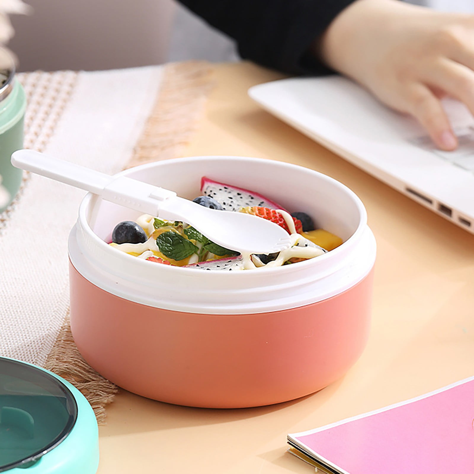Soup Bowls, Microwave Ramen Bowl with Lid, Lunch Box with Lid, Durable and Heat Resistant Bowl for Noodles, Rice, and Soups, Perfect for Home, Office, or — image 5
