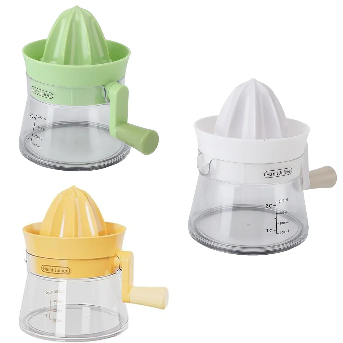 Manual Juice Extractor for Orange Lemon Home Citrus Juicer Hand Compressor - White โ image 3