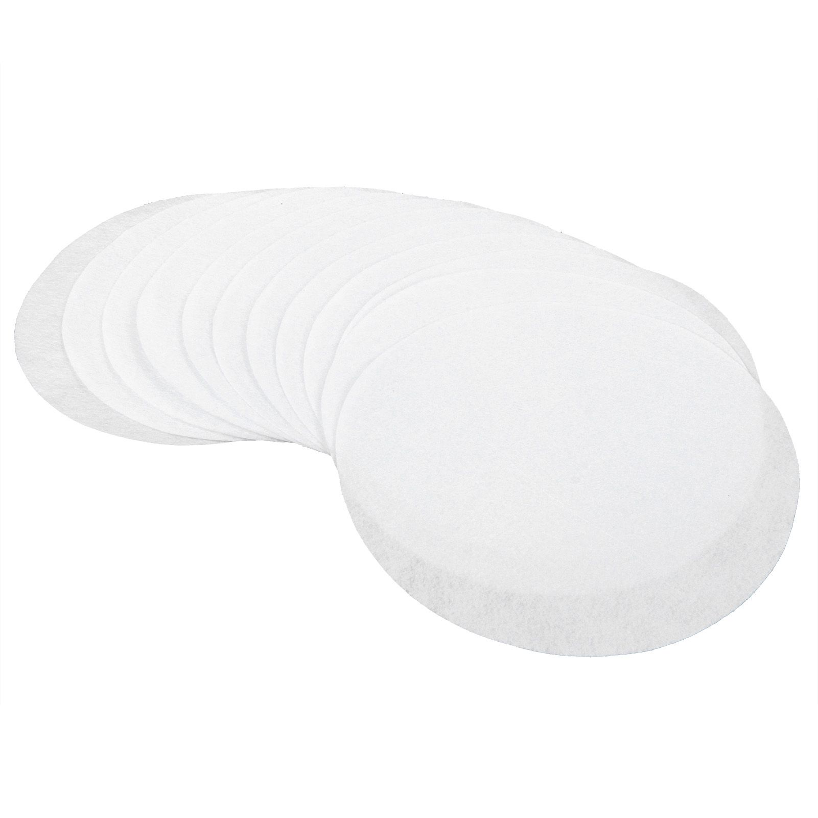 Felt Dish Protection Pad AntiFriction Storage Separator Insulation Mat Food Plate Porcelain Divider(White 48PCS) — image 6