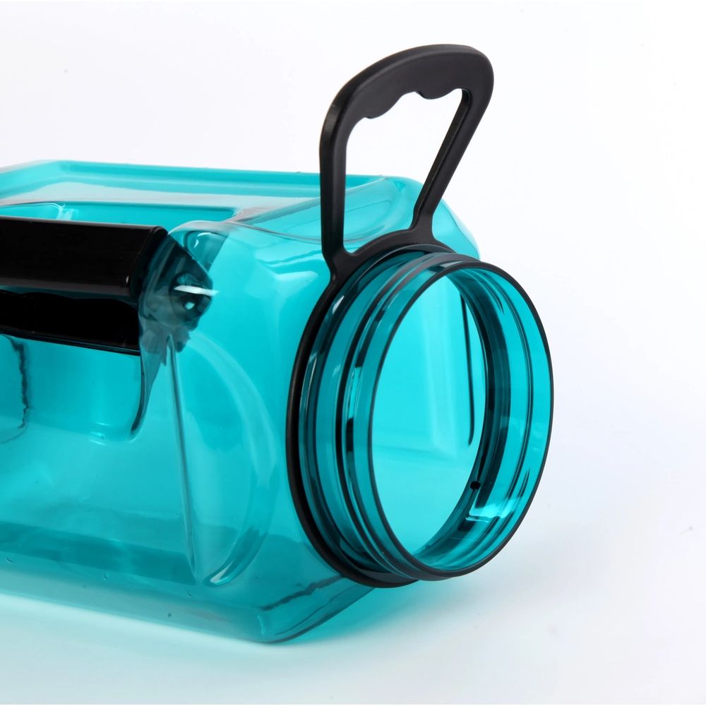 large sports water bottle with drinking time tag, free of bisphenol A, reusable, suitable for outdoor use in fitness centers — image 5