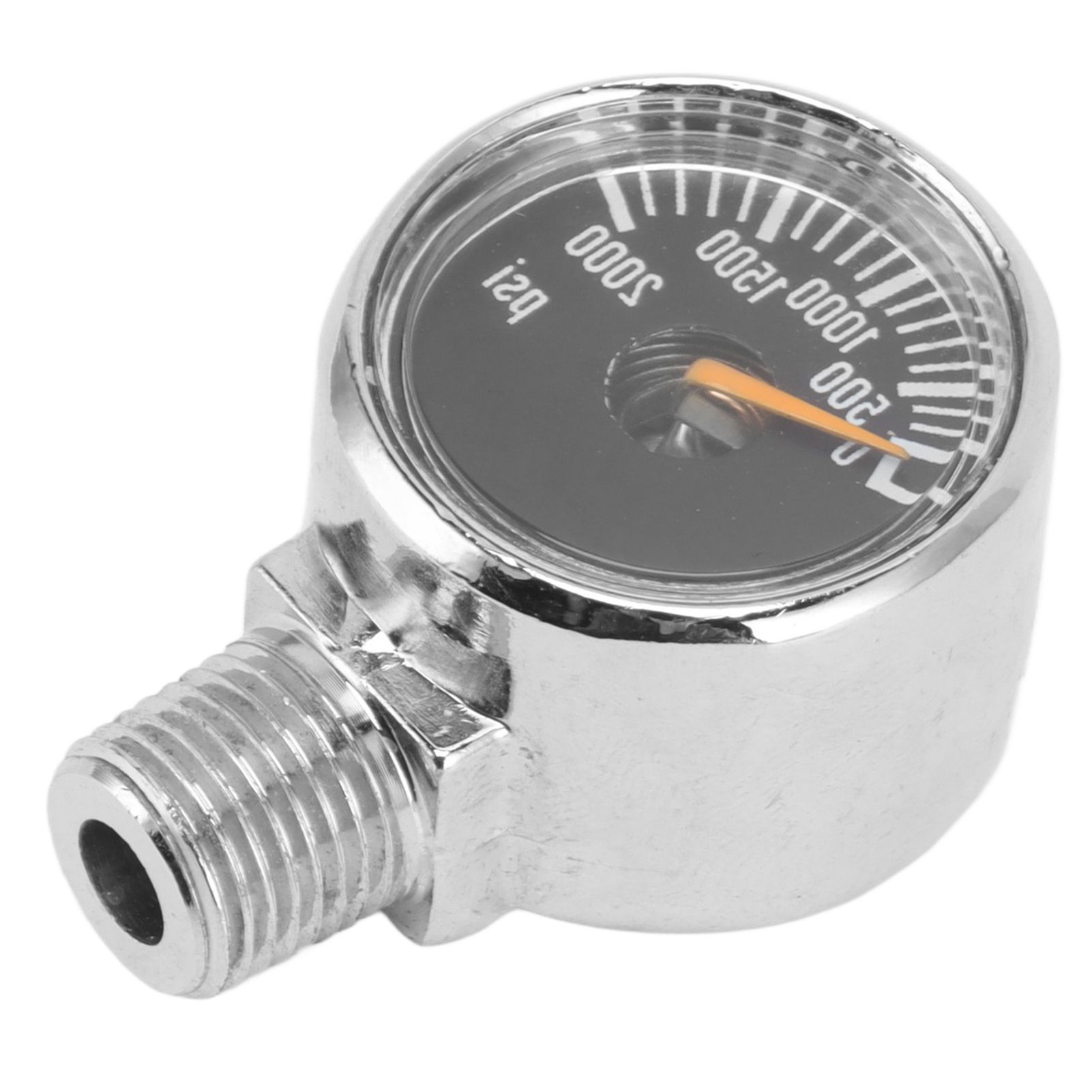 2000psi Pressure Gauge 1/8NPT Mount CO2 Cylinder Filling Pressure Meter for CO2 Gas Tank Keg Black โ image 3