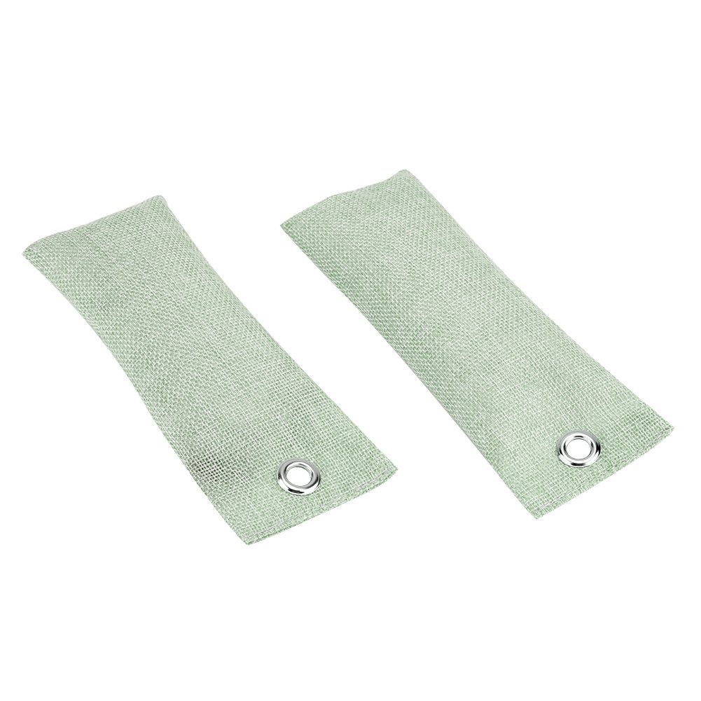 2Bags Bamboo Charcoal Home Car Air Purifier Activated Carbon Shoes Deodorant Bag(Light Green) — image 3