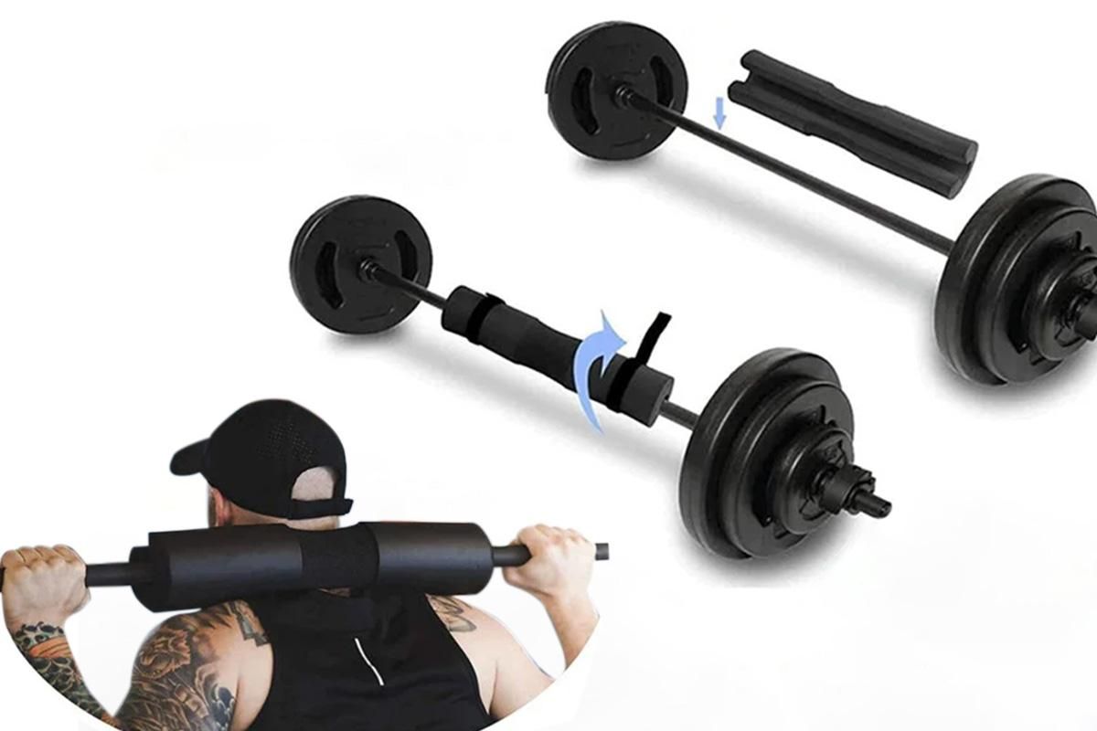Barbell Pad Shoulder Pad Squat Pad For Weightlifting Lunges And Hip Thrusts -Black — image 4