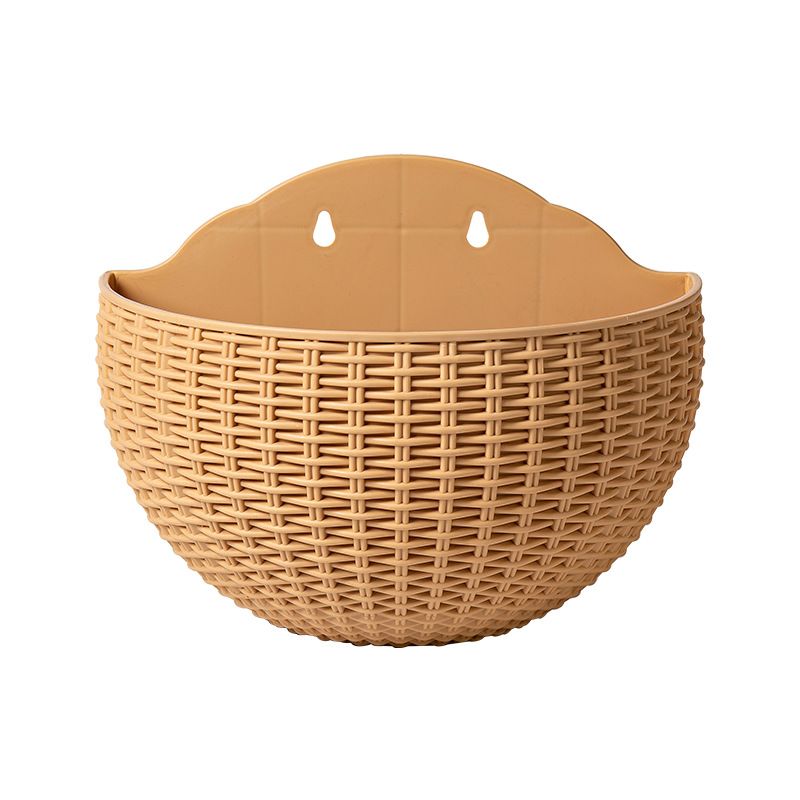 Exquisite Wall Flower Pot, Plastic Hanging Planter for Outdoor Garden Balcony, Home Decor Bucket Planter S