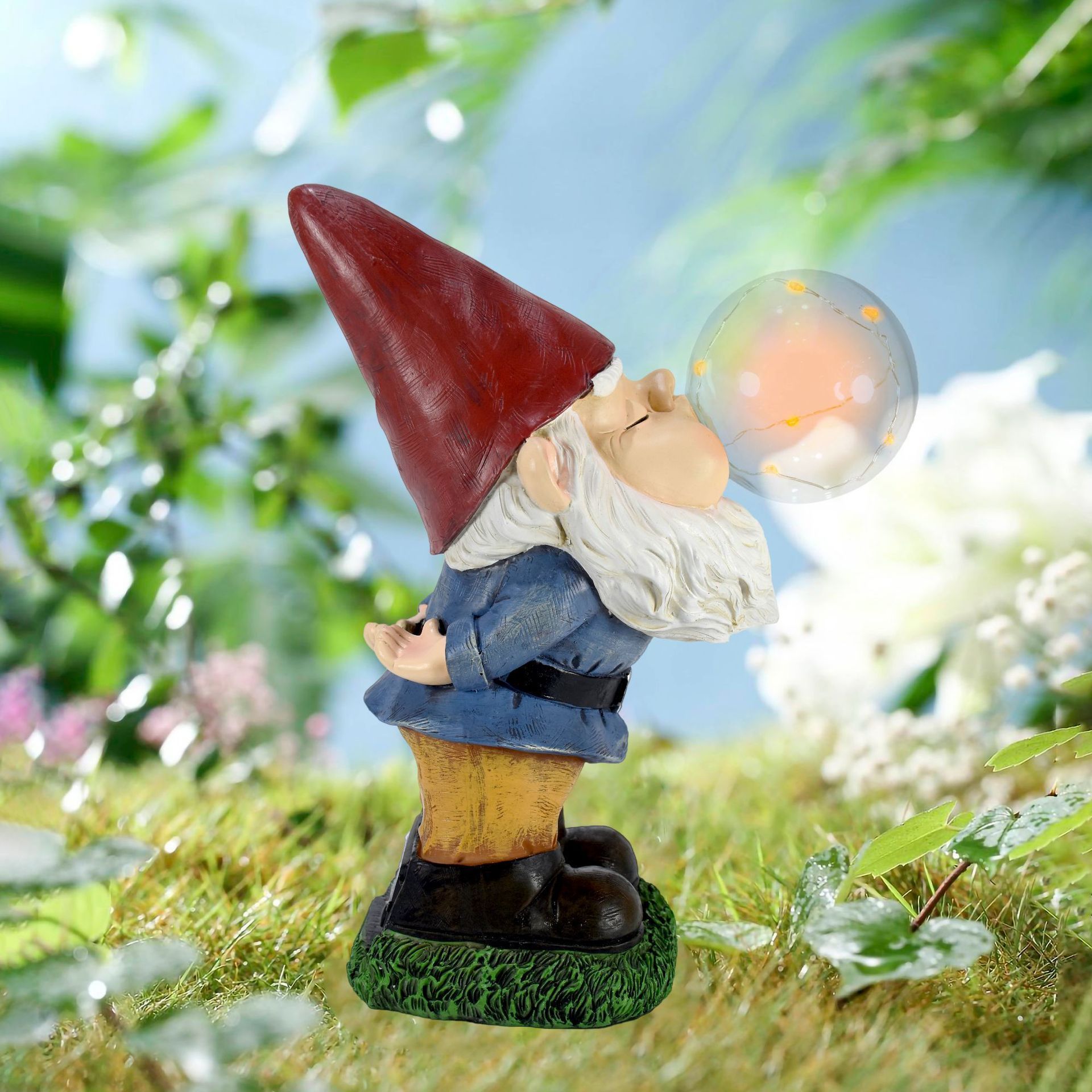 Solar Garden Light - Elf Blowing Bubbles โ image 6