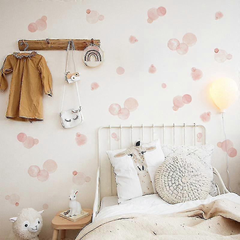 A Set Of Cute Pink Dots Wall Stickers Wall Sticker Wall Decoration — image 4