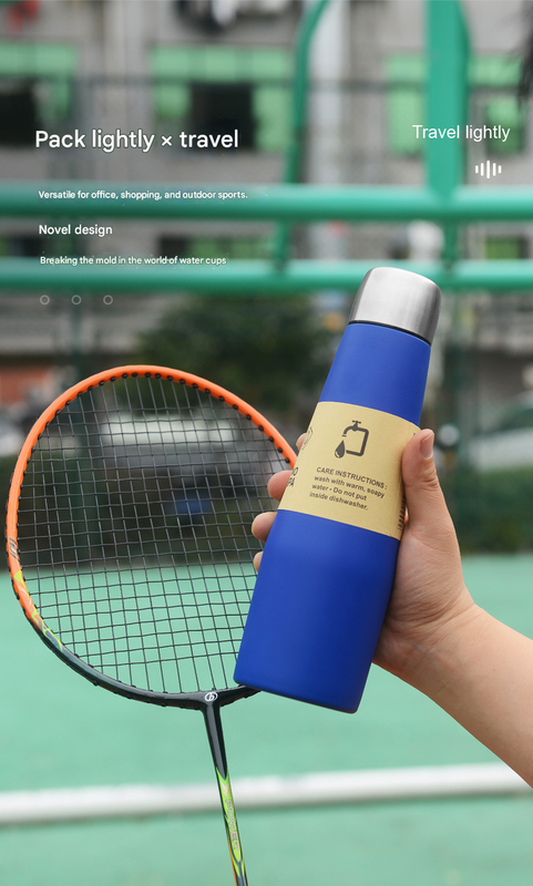 Black Premium 304 Stainless Steel Vacuum Insulated Water Bottle - 532ml Large Capacity Sports Flask with 12-24 Hour Thermal Retention, Leak-Proof Portable โ image 4