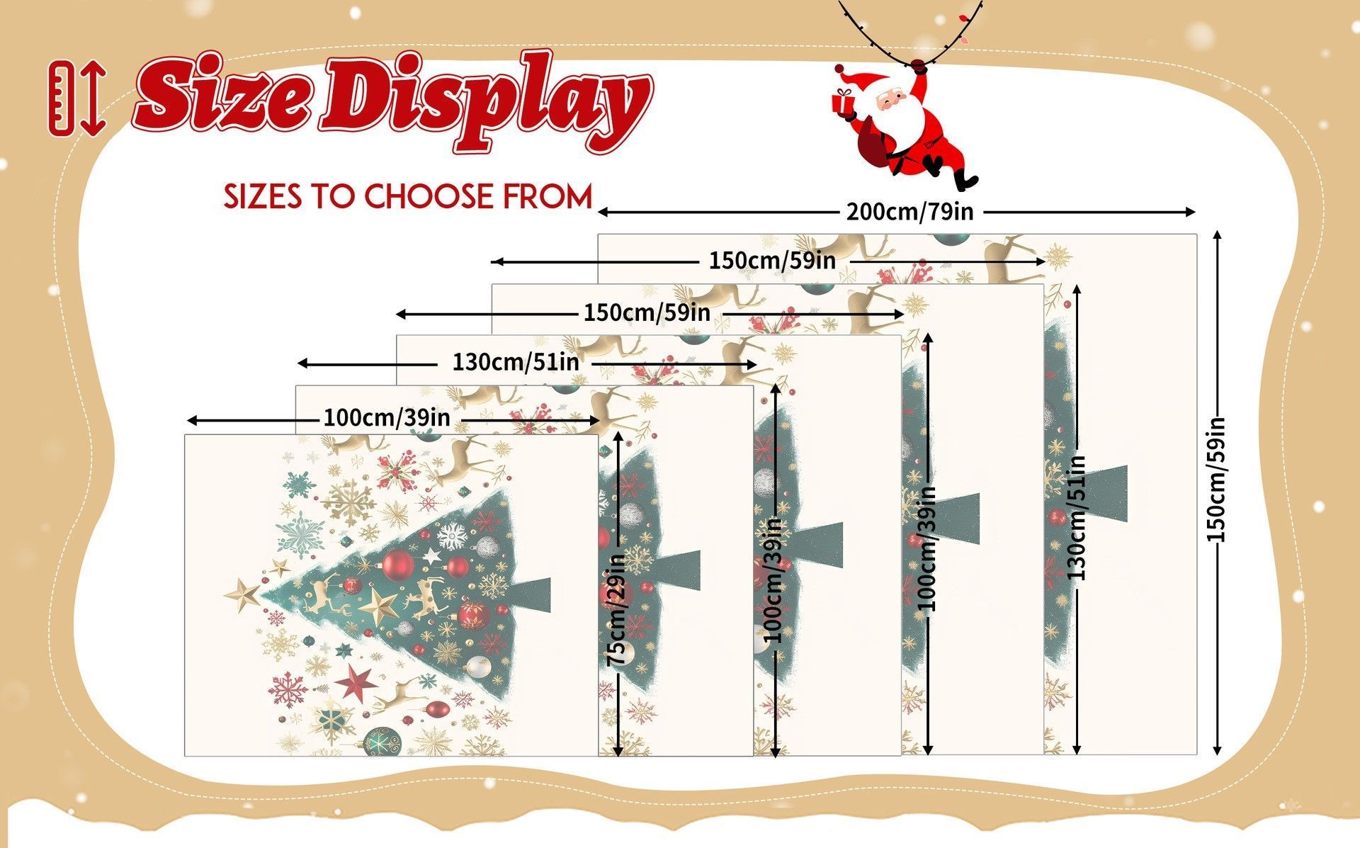 Christmas & Halloween Themed Flannel Throw, Plush Rest Cover For Sofa And Bed, Perfect Gift For Home Holiday Accent Styling, Style FLR‑228, Size L, 130x150cm — image 3
