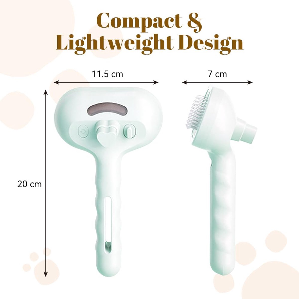 Cat Steam Brush - Dog Steam Brush - 3 in 1 Pet Spray Shedding Comb for Cats and Dogs - Dog Steam Brush - Pet Grooming Brush with Spray - Cat Steam — image 4