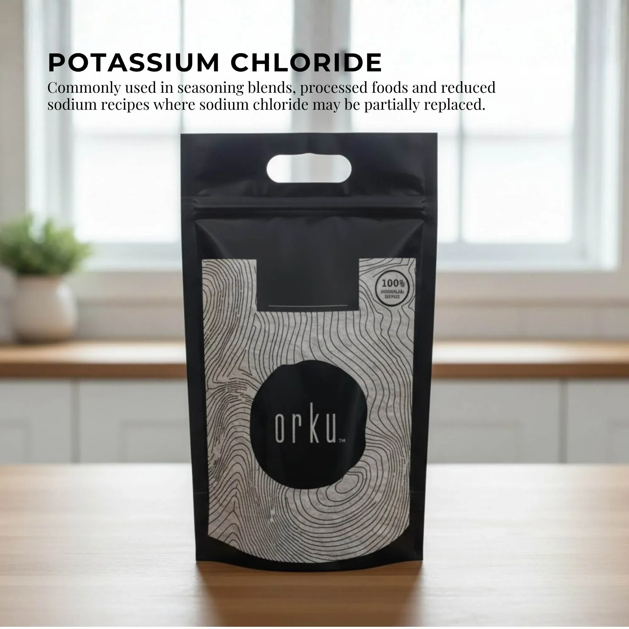 Orku 5Kg Potassium Chloride Powder (KCl) - Food Grade E508 Salt Substitute โ image 2