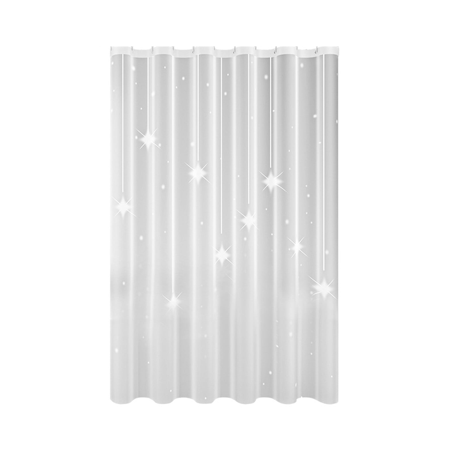 Shower Curtain, 31.5×71 Inch Shower Curtain Liner, Waterproof Plastic Shower Liner, Cute Lightweight Shower Curtain for Bathroom 71×47.2 in A — image 2