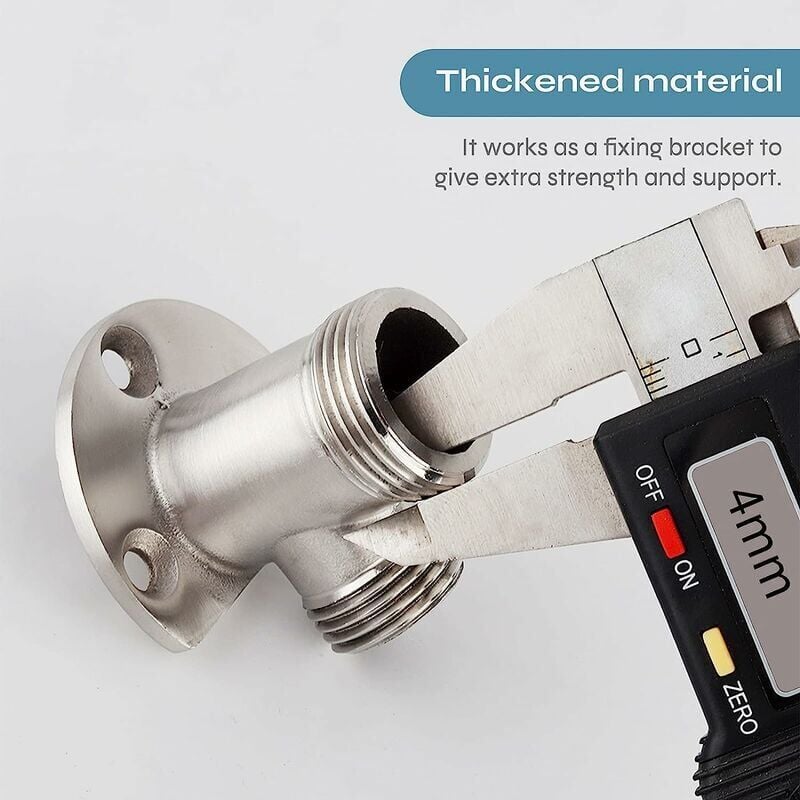 Installation kit for connecting hose to exposed tap. Outdoor shower system thermostatic mixer conversion built into the surface โ image 3