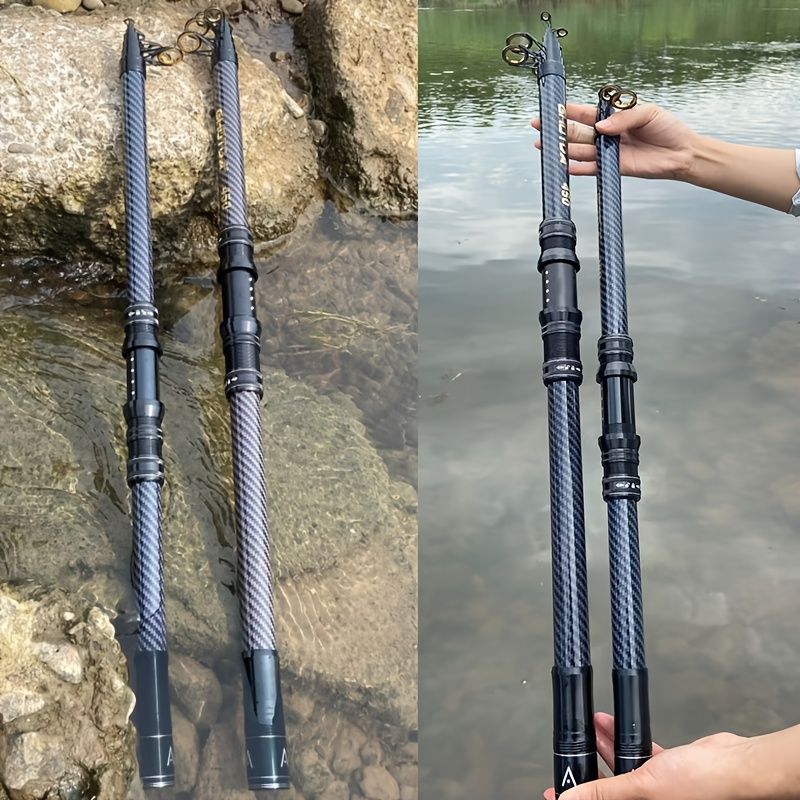 Ultra-hard carbon fiber fishing rod 3m, with anti-slip handle and metal ground inserts - suitable for sea rock fishing, surfing casting and long-range casting — image 3