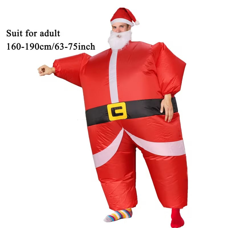 Santa Costume Self-Expanding Christmas Suit — image 4