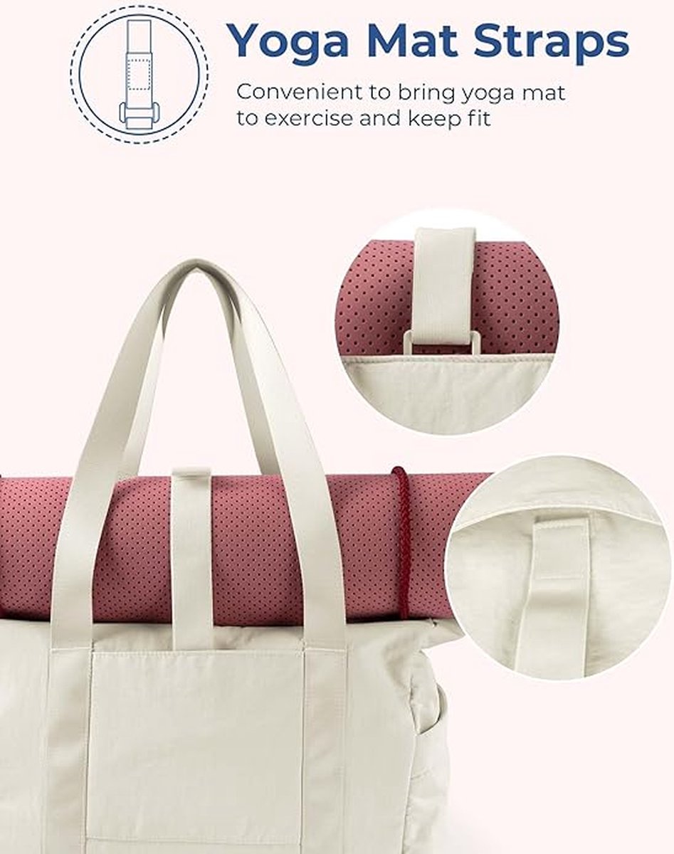Women's Handbags - Zip-Up Tote Bag - Large Shoulder Bag - School Bag - Crossbody Bag - Laptop Bag - Handbag - Tote Bag - Weekend Bag - Shopping Bag - Beach Bag — image 4