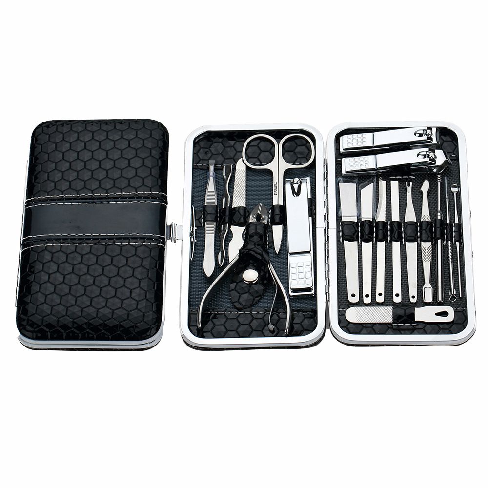 Nail Clippers Set Fingernail and Toenail Clipper Cutters, Manicure Pedicure Kit -18 Pieces Stainless Steel Professional Grooming — image 2