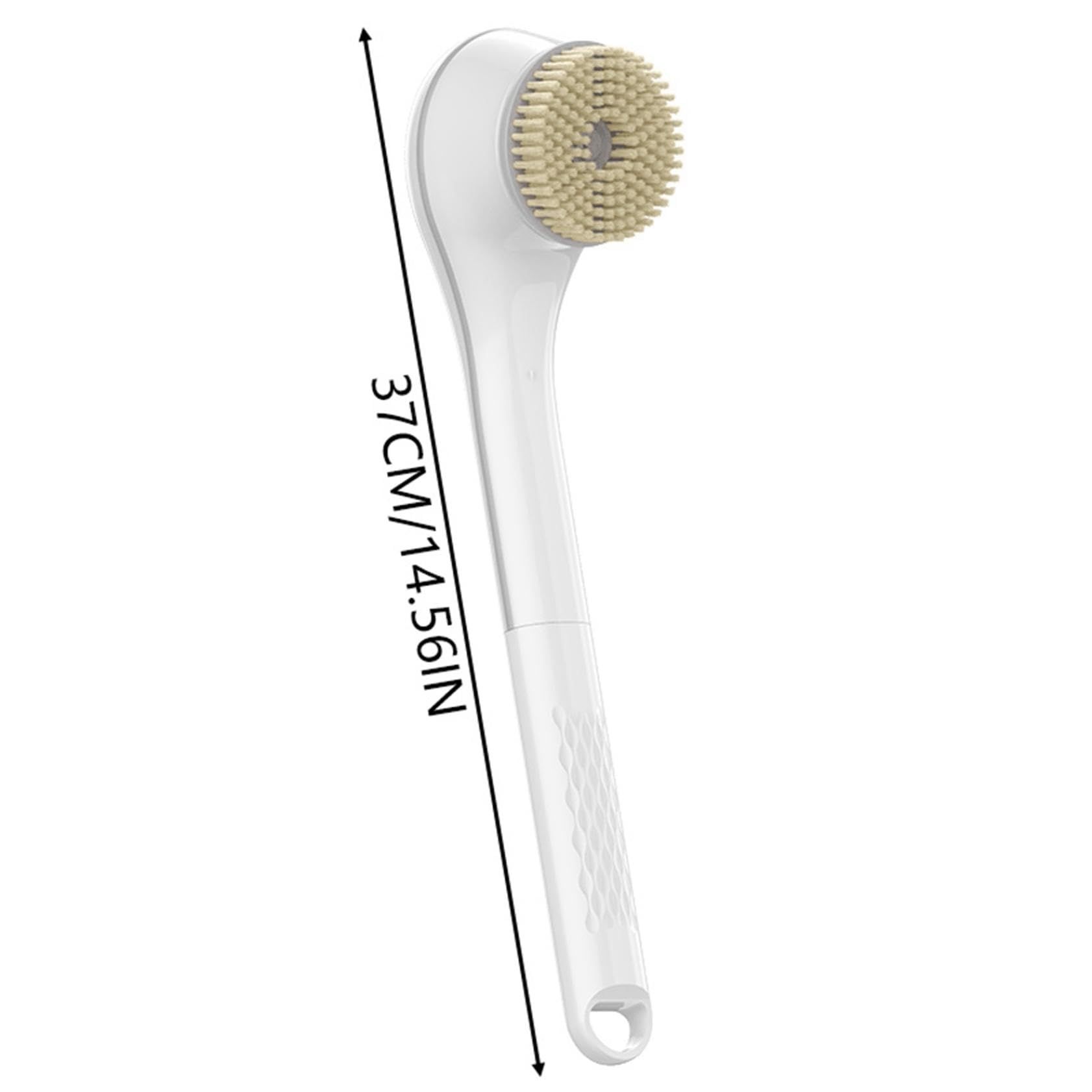 Rechargeable Auto Spinning Exfoliating Massage Body Cleansing Brush, Deep Cleansing,Body Brushes with 6 Brush Heads (White) — image 2